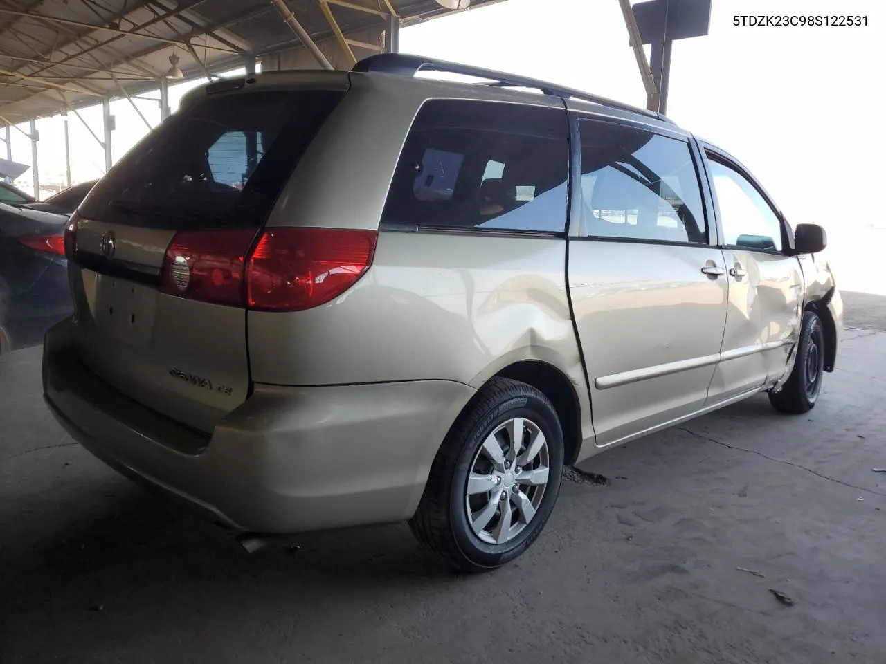 5TDZK23C98S122531 2008 Toyota Sienna Ce