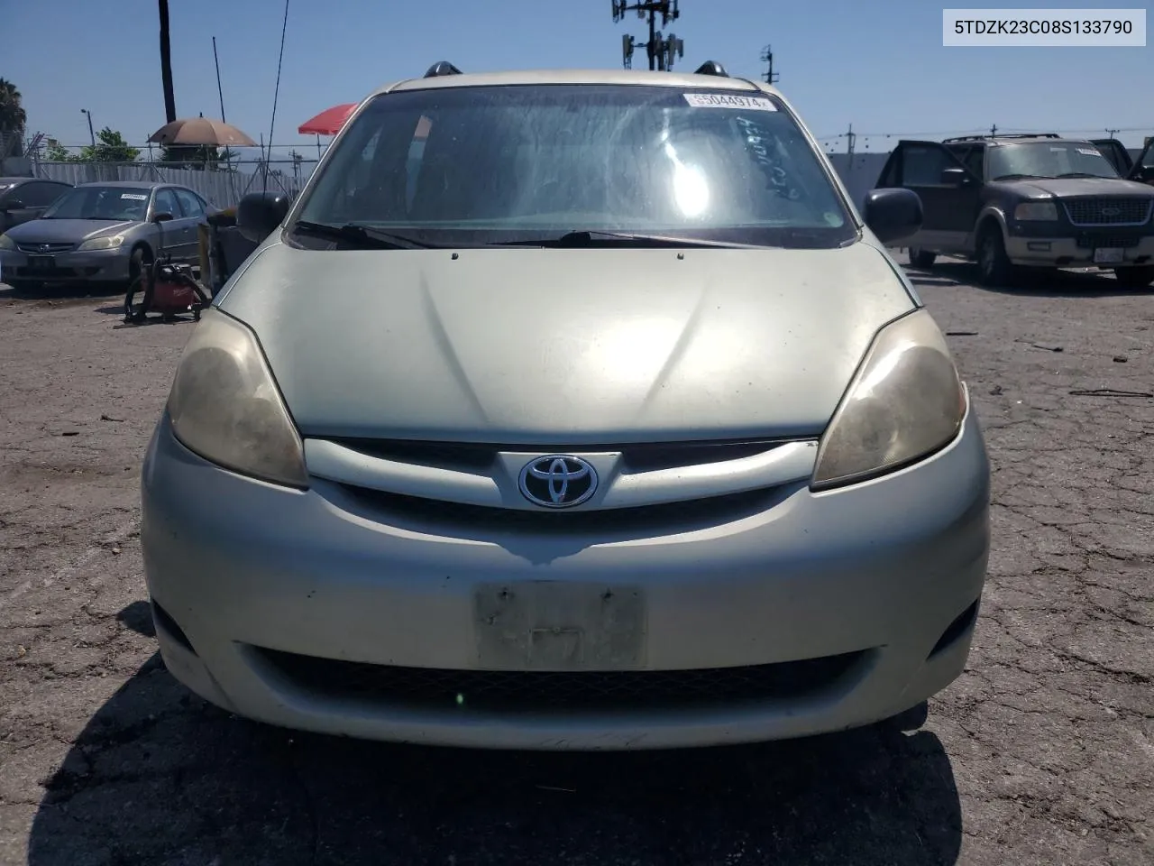 2008 Toyota Sienna Ce VIN: 5TDZK23C08S133790 Lot: 65044974