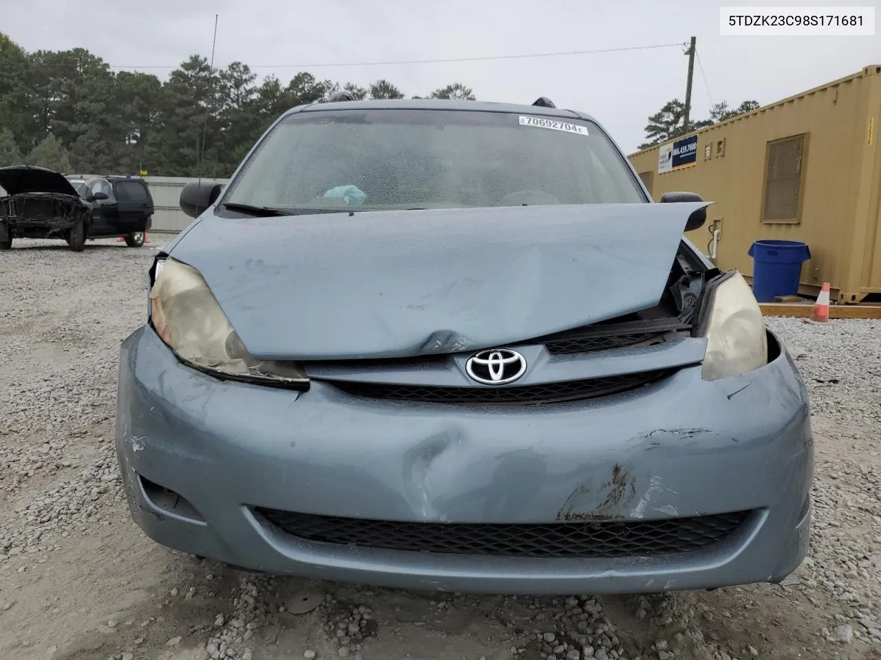 5TDZK23C98S171681 2008 Toyota Sienna Ce