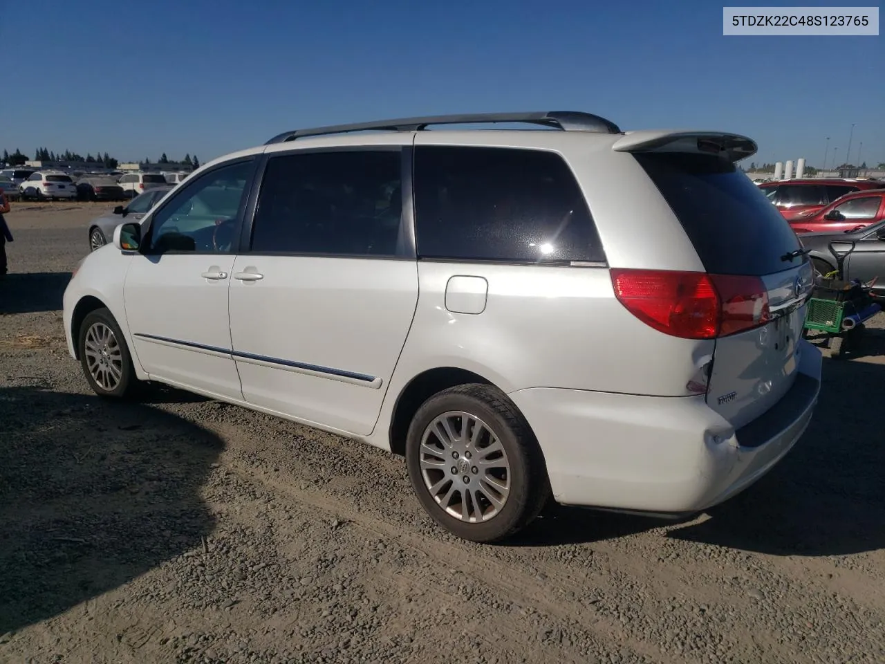 2008 Toyota Sienna Xle VIN: 5TDZK22C48S123765 Lot: 71045434