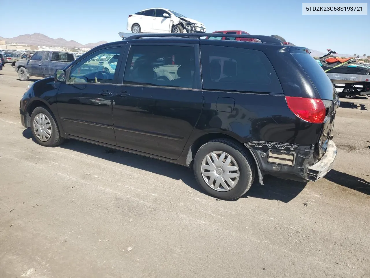 2008 Toyota Sienna Ce VIN: 5TDZK23C68S193721 Lot: 72292174