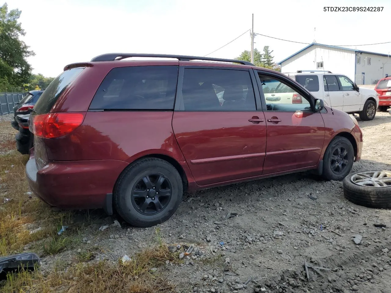 2009 Toyota Sienna Ce VIN: 5TDZK23C89S242287 Lot: 72144174