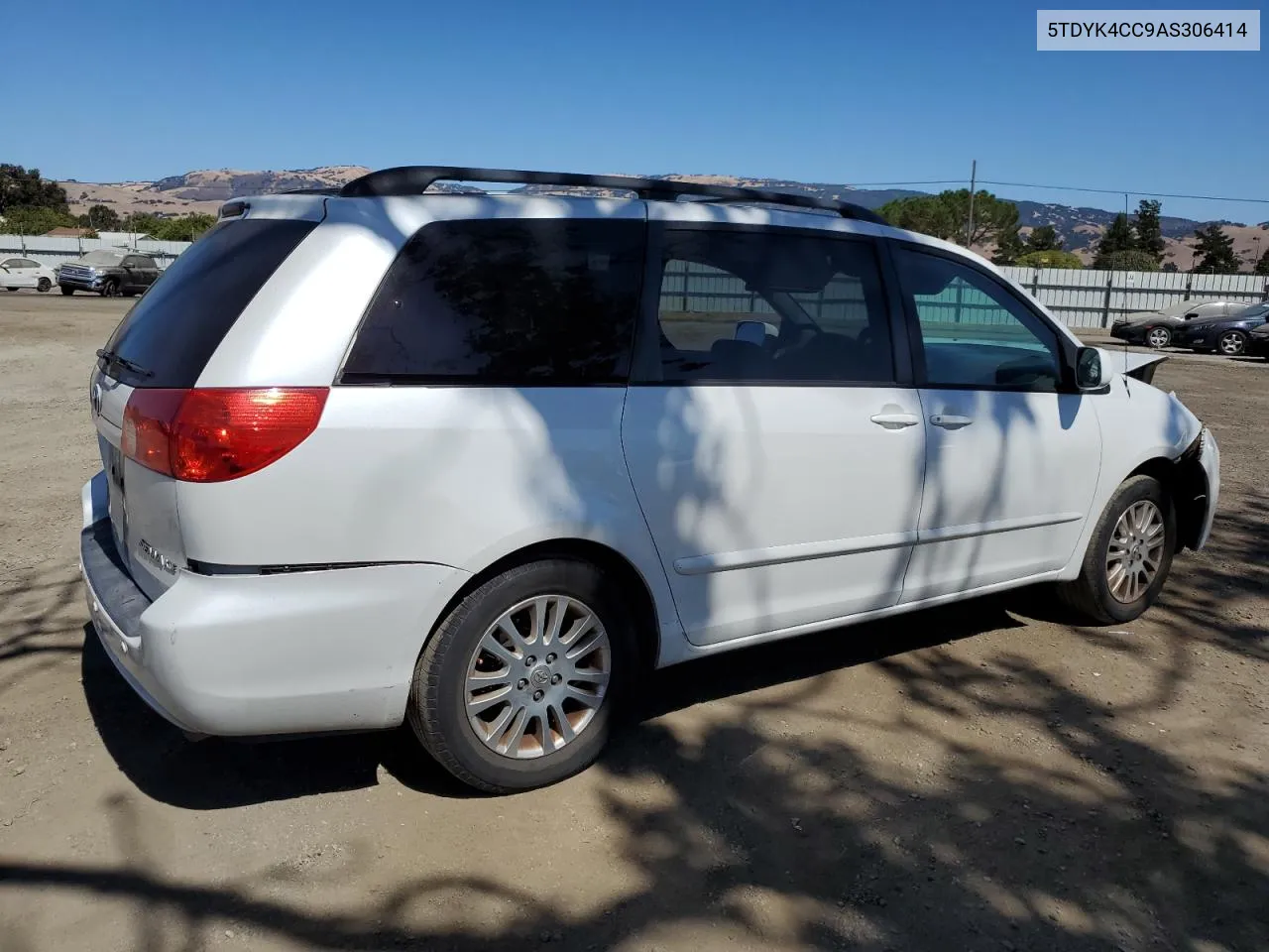 2010 Toyota Sienna Xle VIN: 5TDYK4CC9AS306414 Lot: 71462164