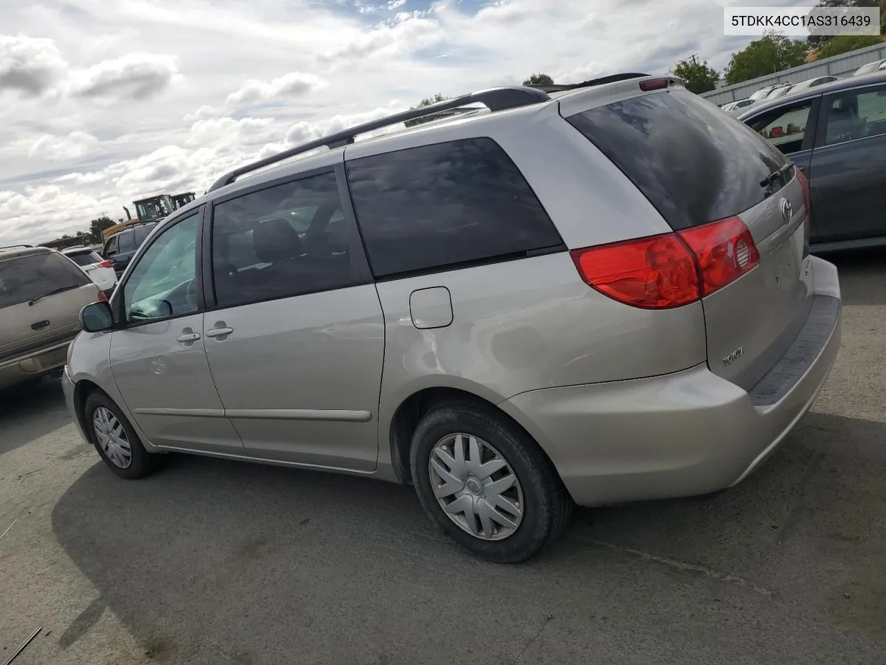 5TDKK4CC1AS316439 2010 Toyota Sienna Ce