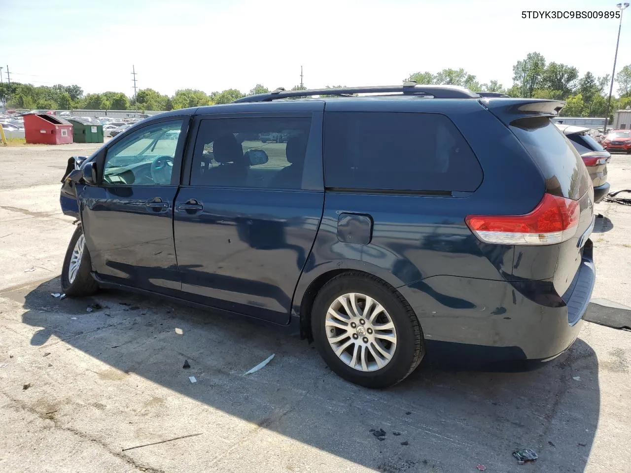 5TDYK3DC9BS009895 2011 Toyota Sienna Xle