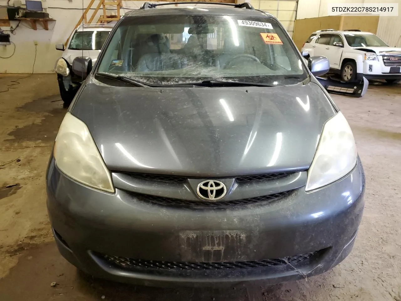 5TDZK22C78S214917 2012 Toyota Sienna Xle