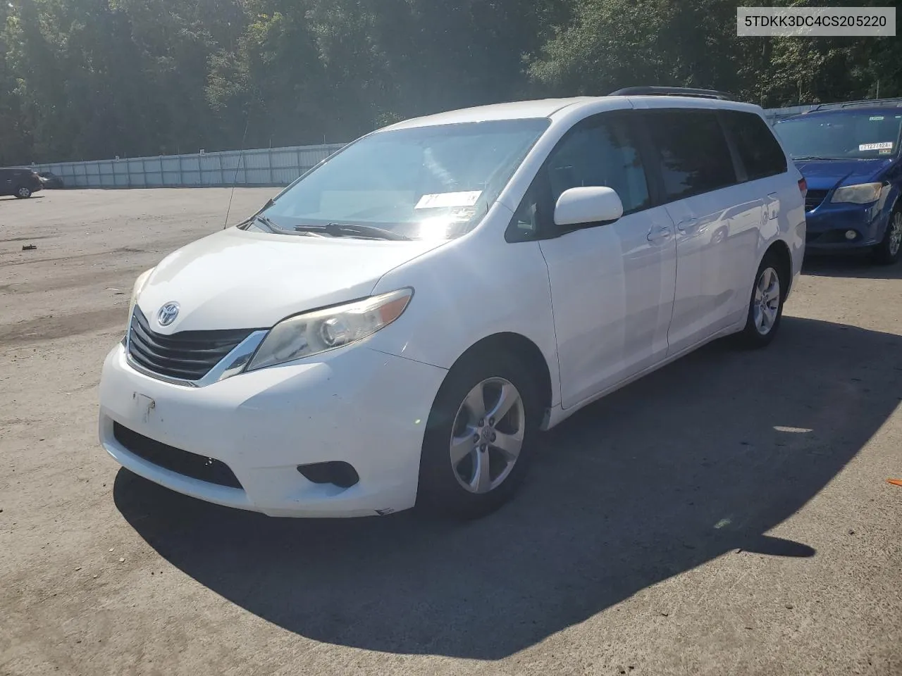 5TDKK3DC4CS205220 2012 Toyota Sienna Le