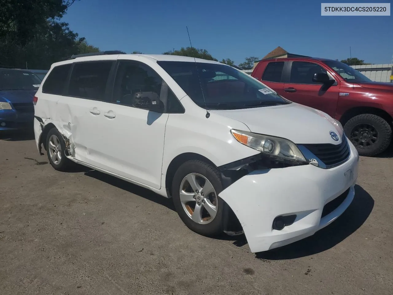 5TDKK3DC4CS205220 2012 Toyota Sienna Le