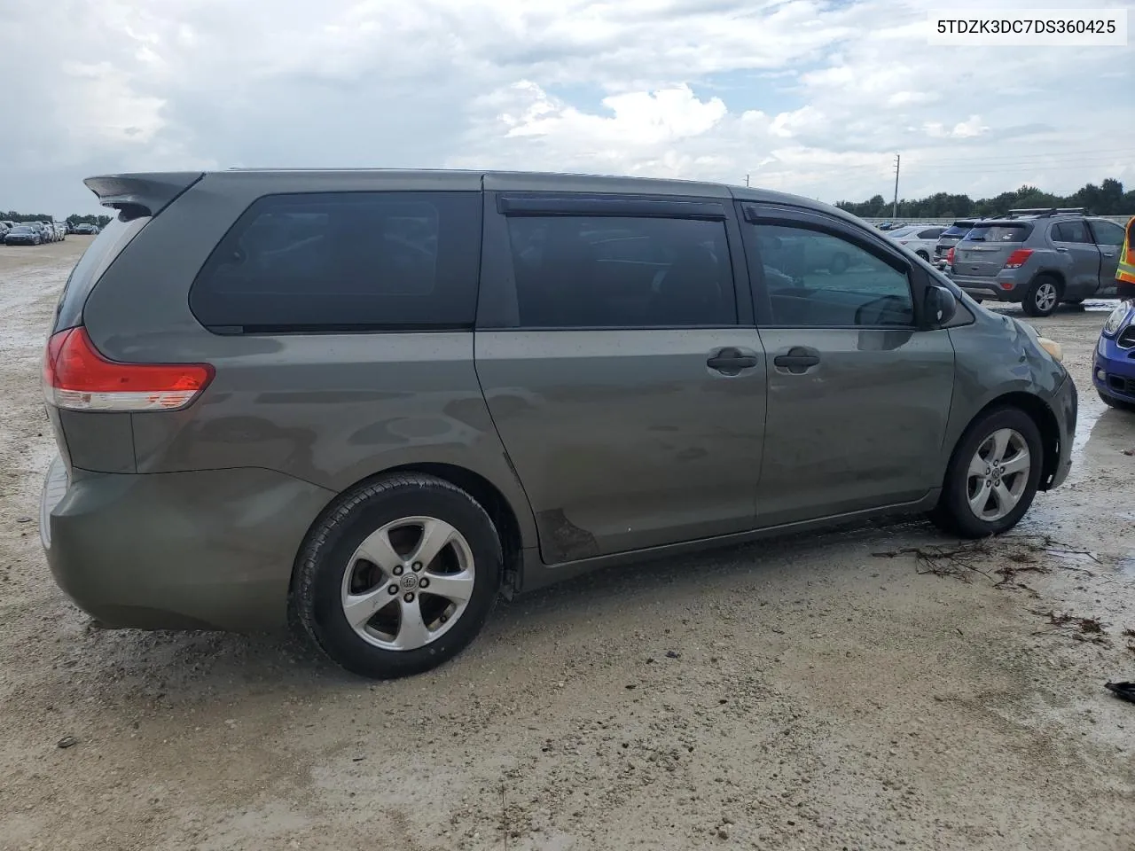 2013 Toyota Sienna VIN: 5TDZK3DC7DS360425 Lot: 63086304