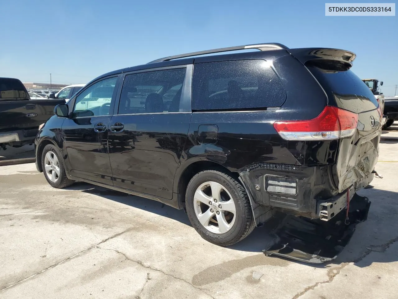 2013 Toyota Sienna Le VIN: 5TDKK3DC0DS333164 Lot: 70329944