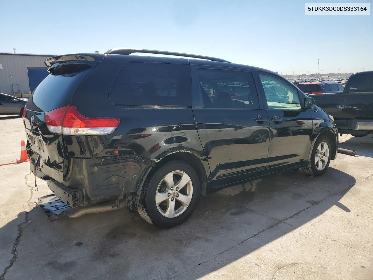 2013 Toyota Sienna Le VIN: 5TDKK3DC0DS333164 Lot: 70329944