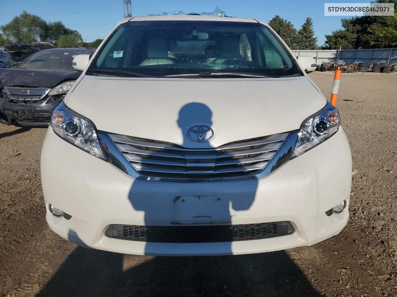 2014 Toyota Sienna Xle VIN: 5TDYK3DC8ES462071 Lot: 70451724