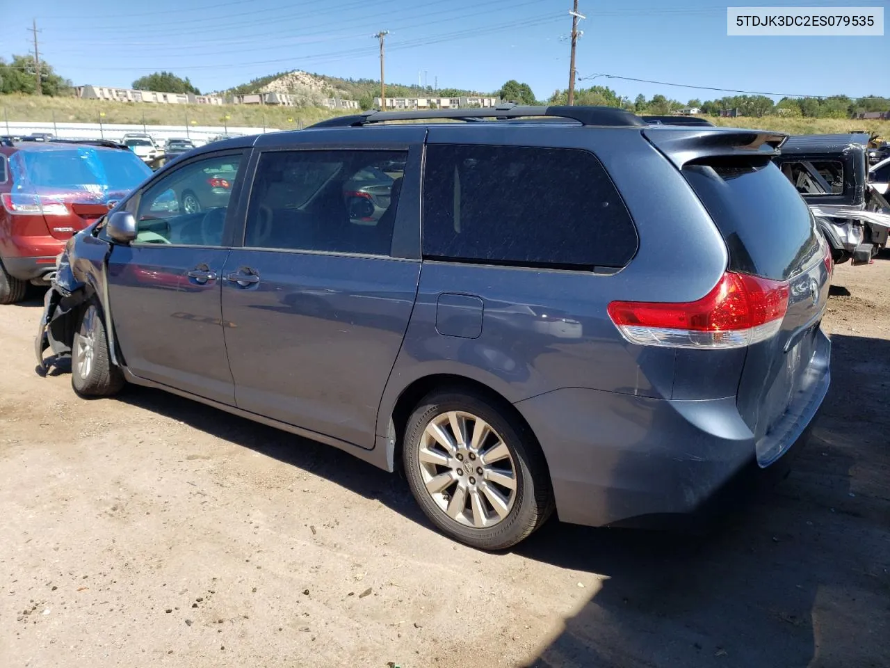 2014 Toyota Sienna Le VIN: 5TDJK3DC2ES079535 Lot: 72151854