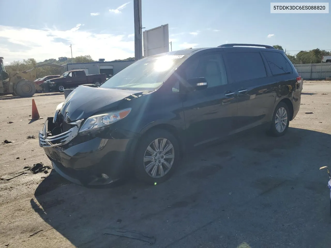 2014 Toyota Sienna Xle VIN: 5TDDK3DC6ES088820 Lot: 72472264