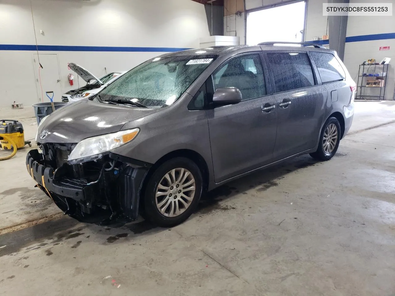 2015 Toyota Sienna Xle VIN: 5TDYK3DC8FS551253 Lot: 71821784