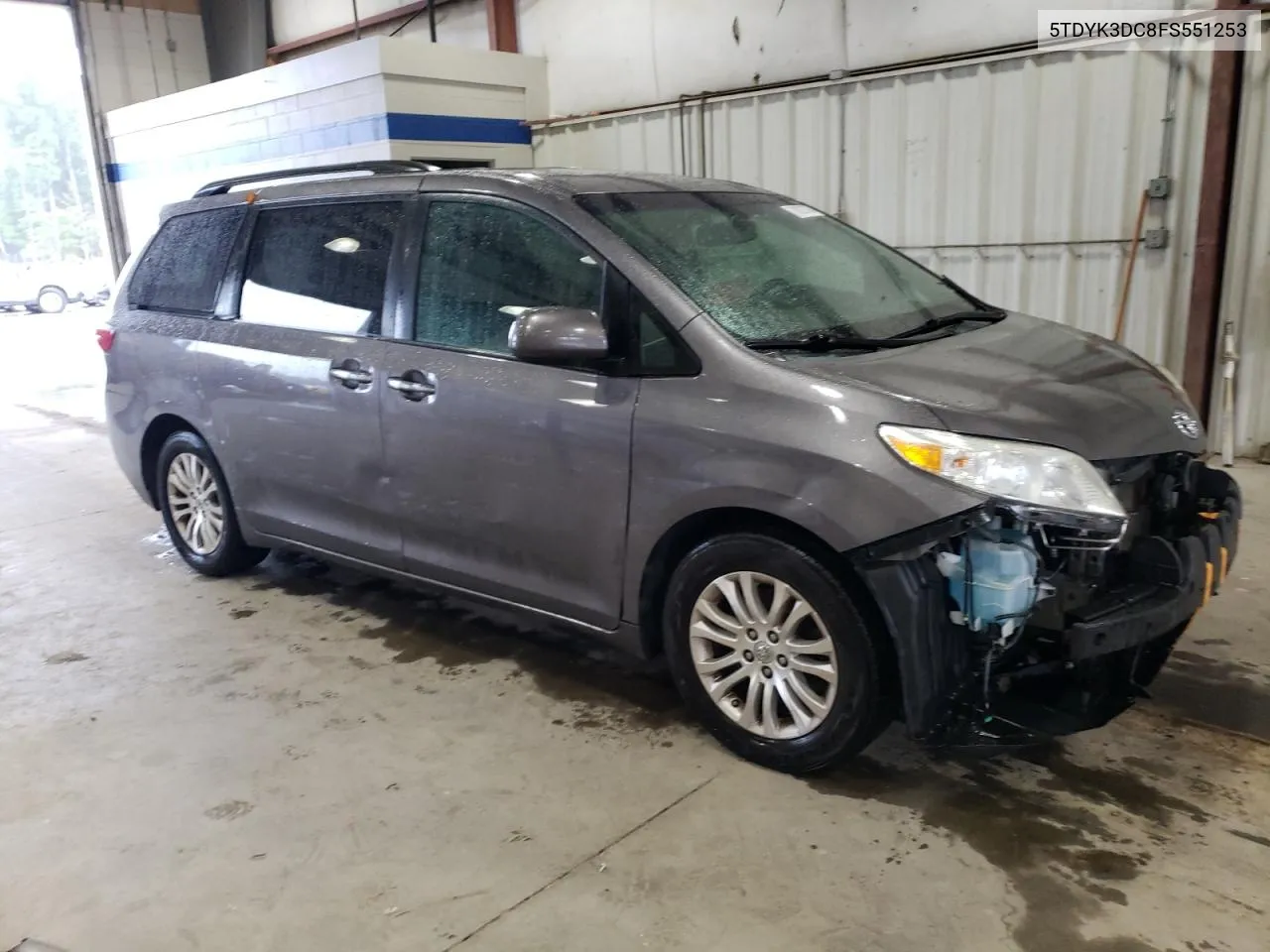 2015 Toyota Sienna Xle VIN: 5TDYK3DC8FS551253 Lot: 71821784