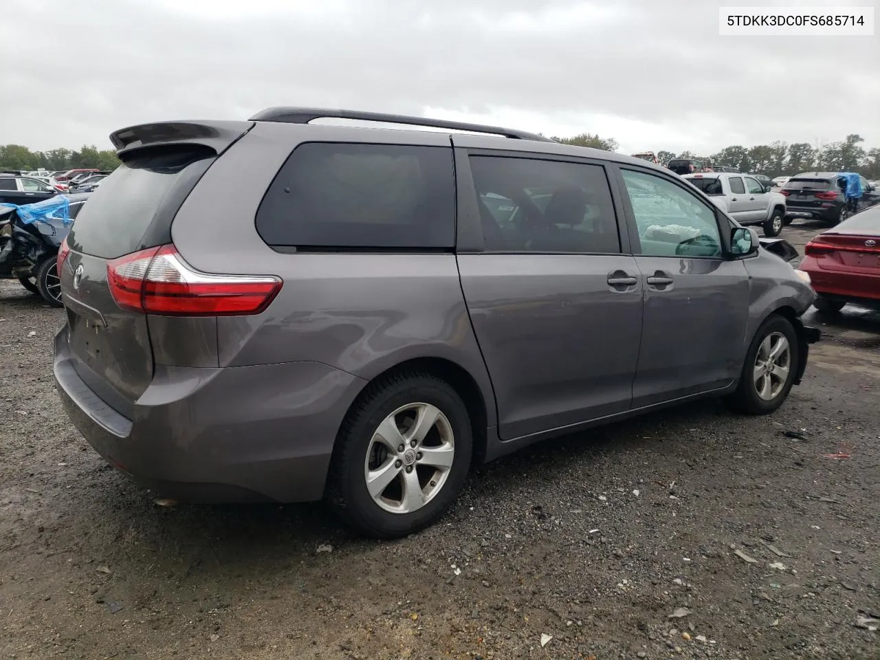 5TDKK3DC0FS685714 2015 Toyota Sienna Le