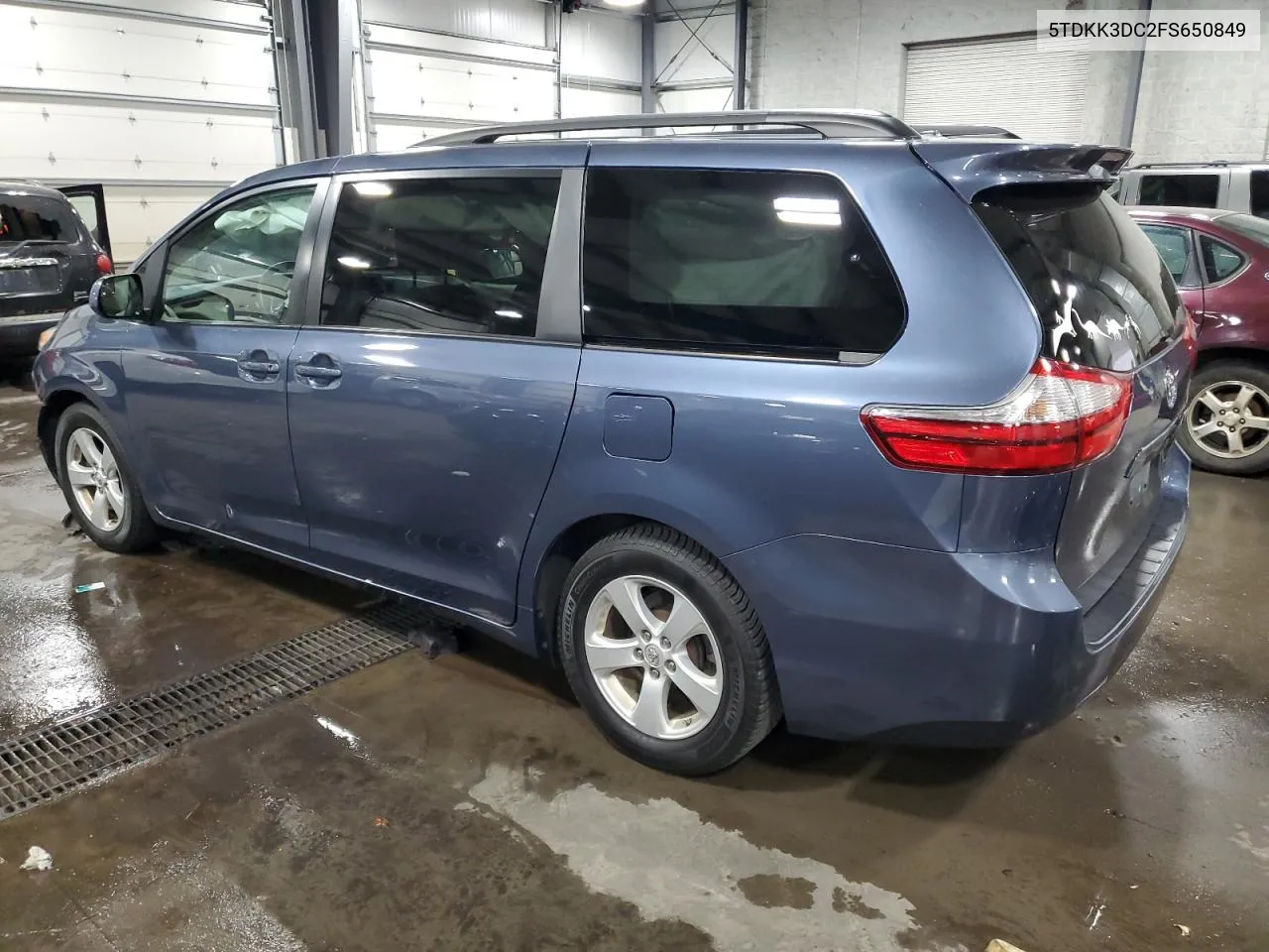 2015 Toyota Sienna Le VIN: 5TDKK3DC2FS650849 Lot: 72122944