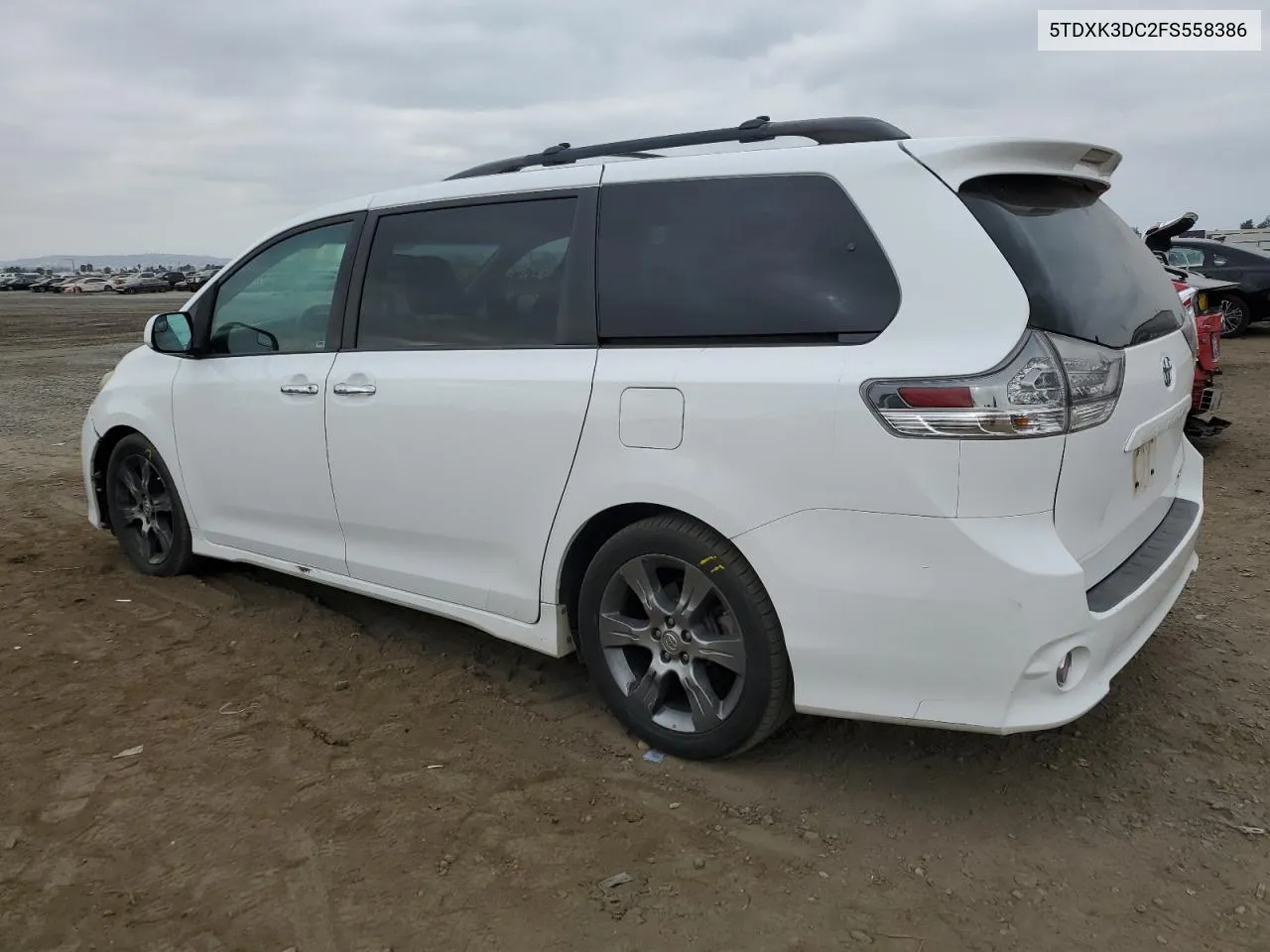 2015 Toyota Sienna Sport VIN: 5TDXK3DC2FS558386 Lot: 72173124