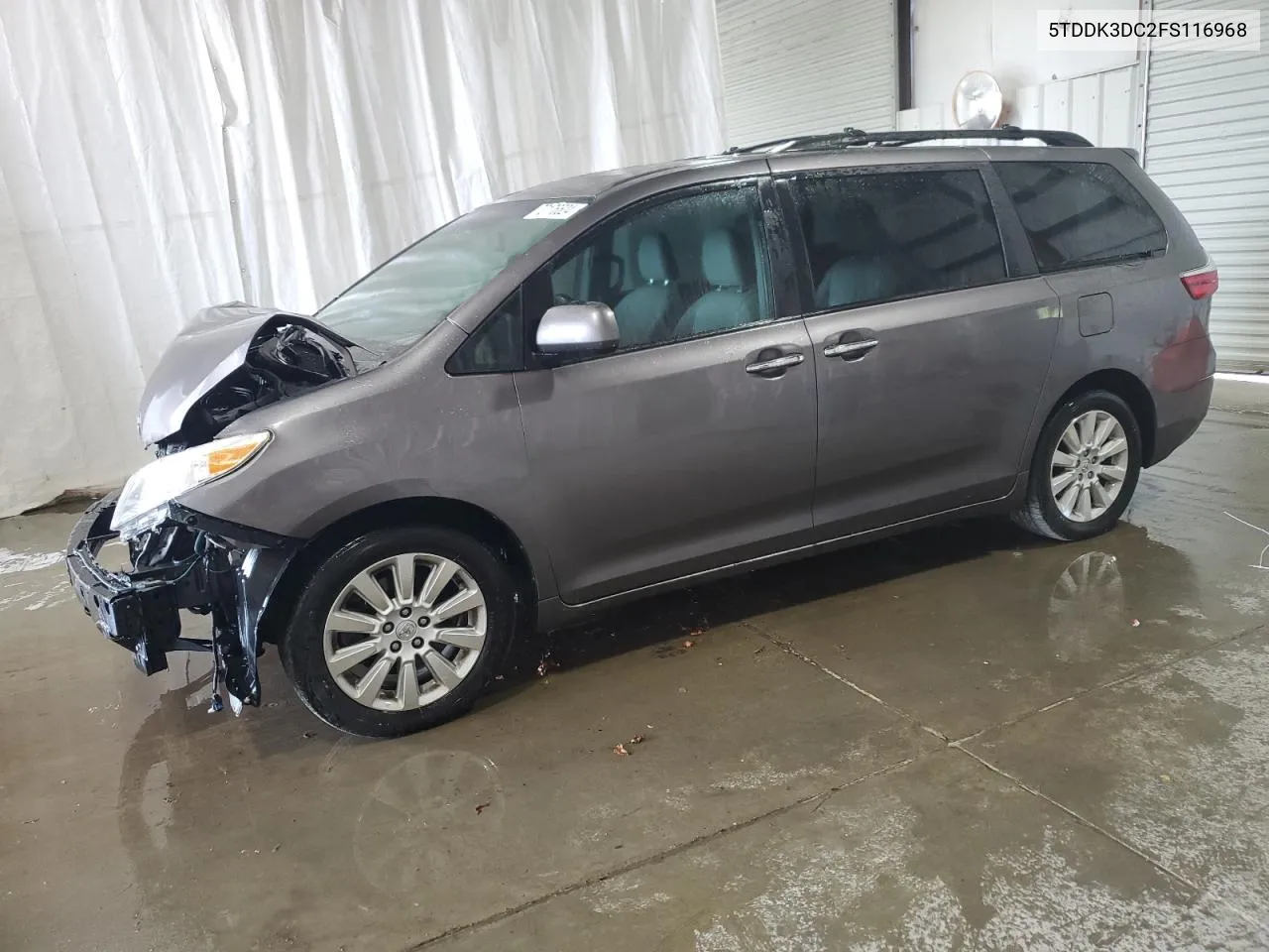 5TDDK3DC2FS116968 2015 Toyota Sienna Xle