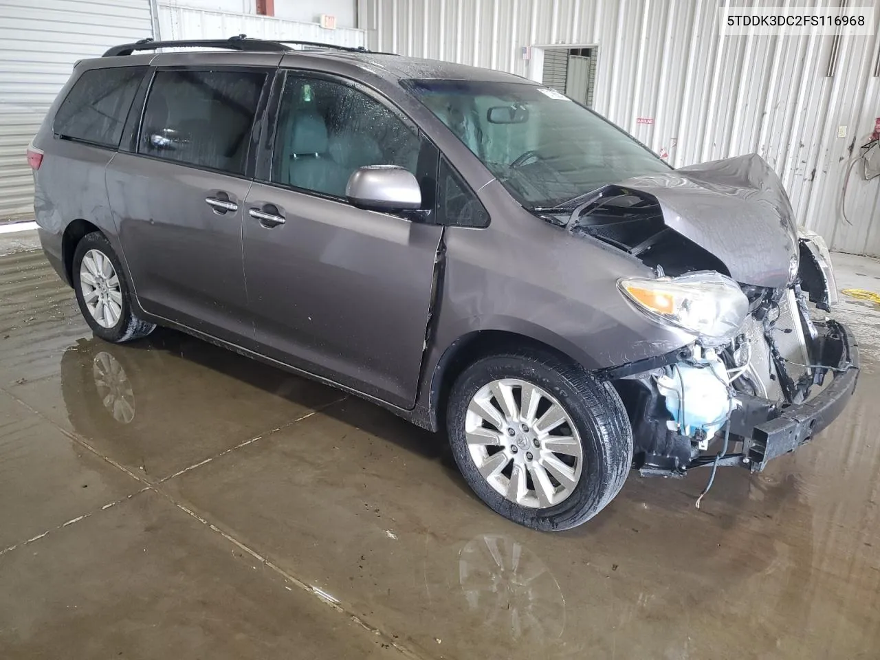 5TDDK3DC2FS116968 2015 Toyota Sienna Xle