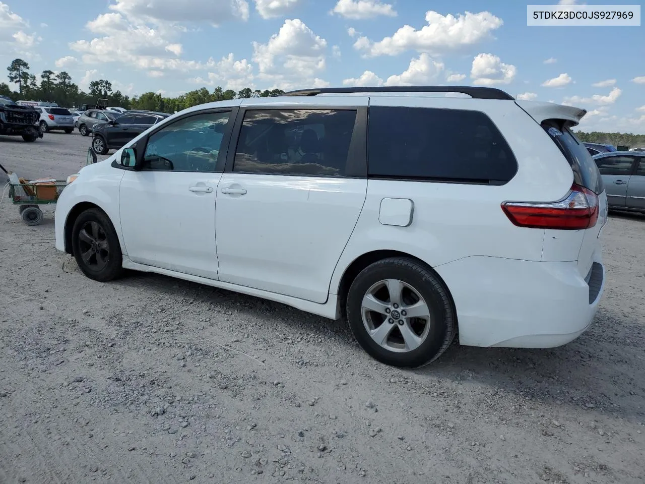 5TDKZ3DC0JS927969 2018 Toyota Sienna Le