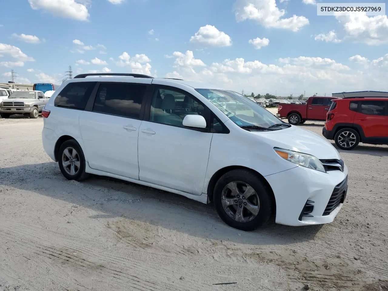 5TDKZ3DC0JS927969 2018 Toyota Sienna Le