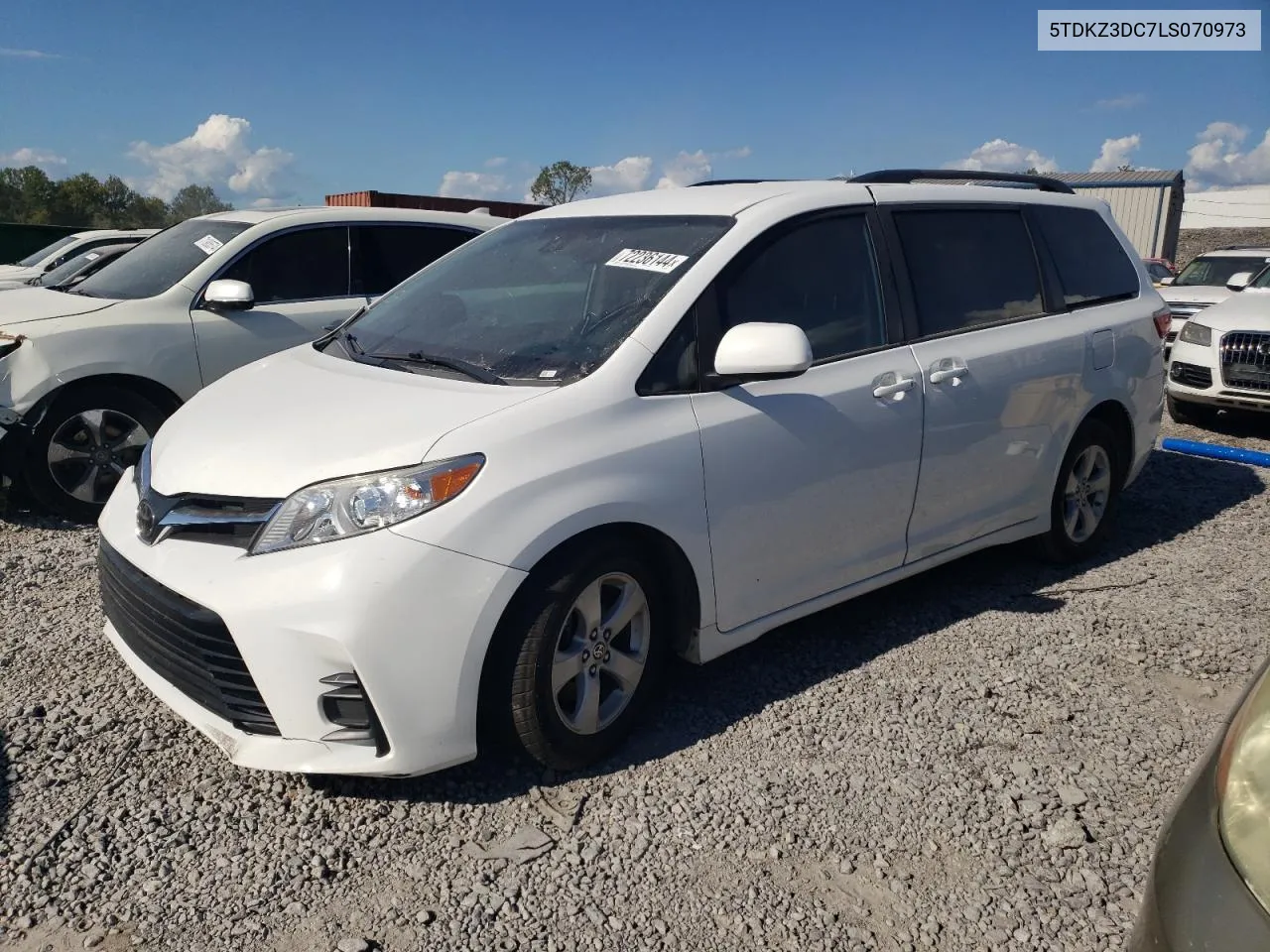 5TDKZ3DC7LS070973 2020 Toyota Sienna Le