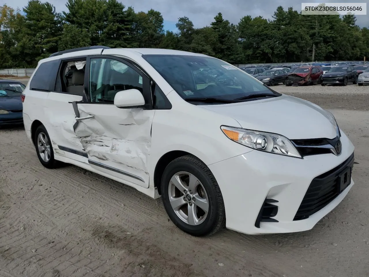 5TDKZ3DC8LS056046 2020 Toyota Sienna Le