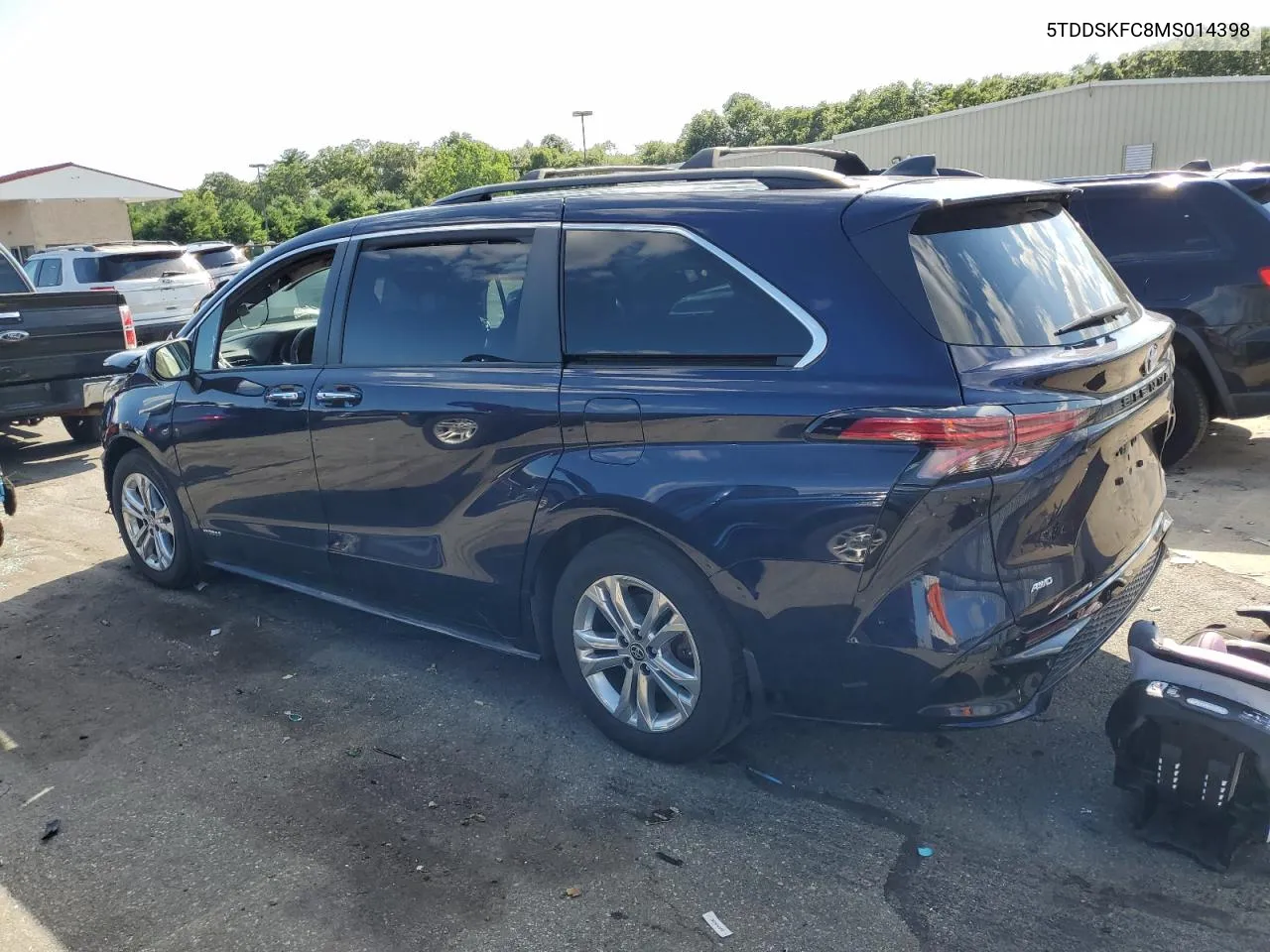 2021 Toyota Sienna Xse VIN: 5TDDSKFC8MS014398 Lot: 63399454