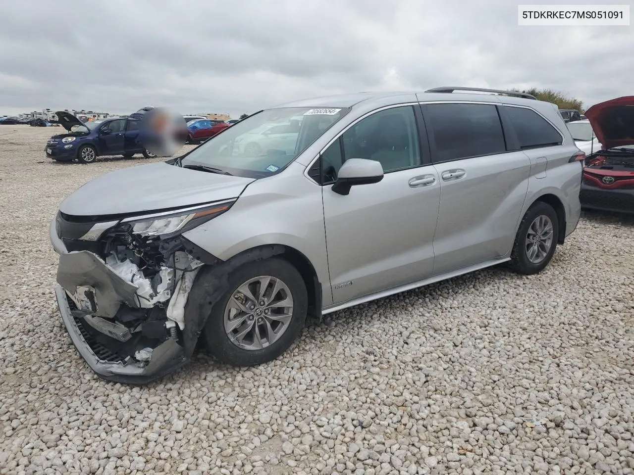 5TDKRKEC7MS051091 2021 Toyota Sienna Le