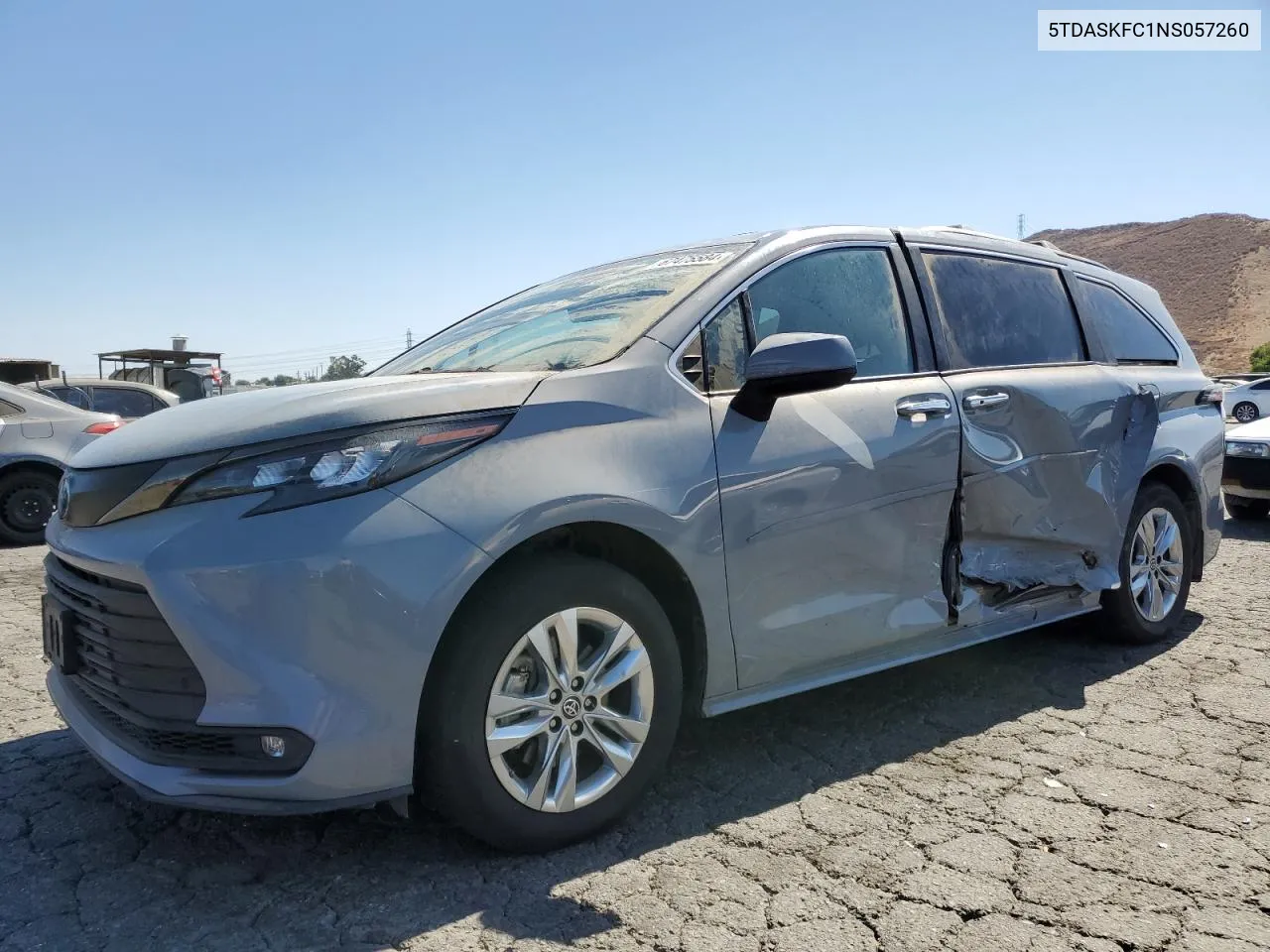 2022 Toyota Sienna Xle VIN: 5TDASKFC1NS057260 Lot: 67475584