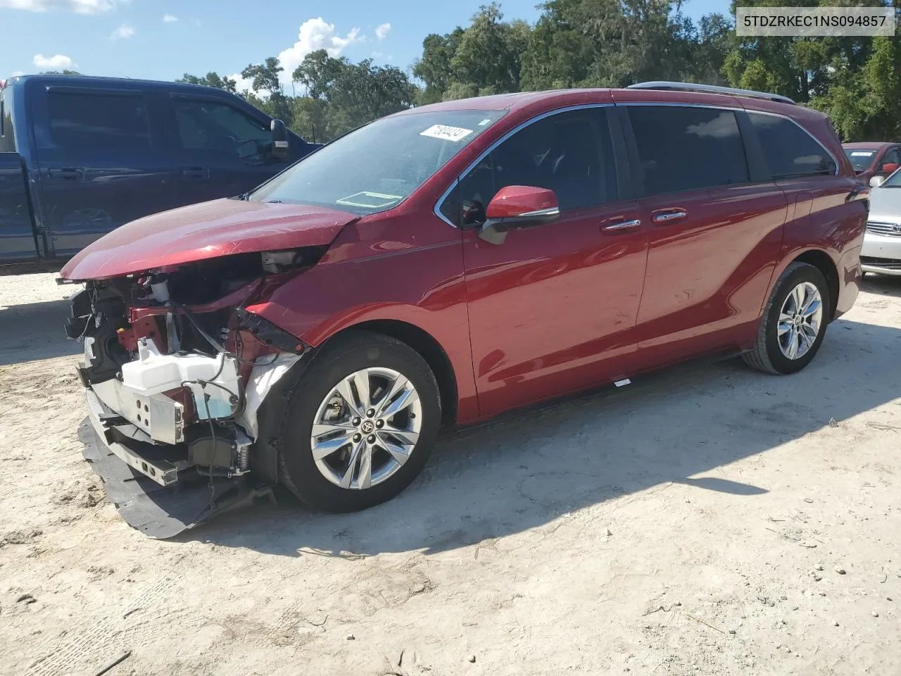 5TDZRKEC1NS094857 2022 Toyota Sienna Limited