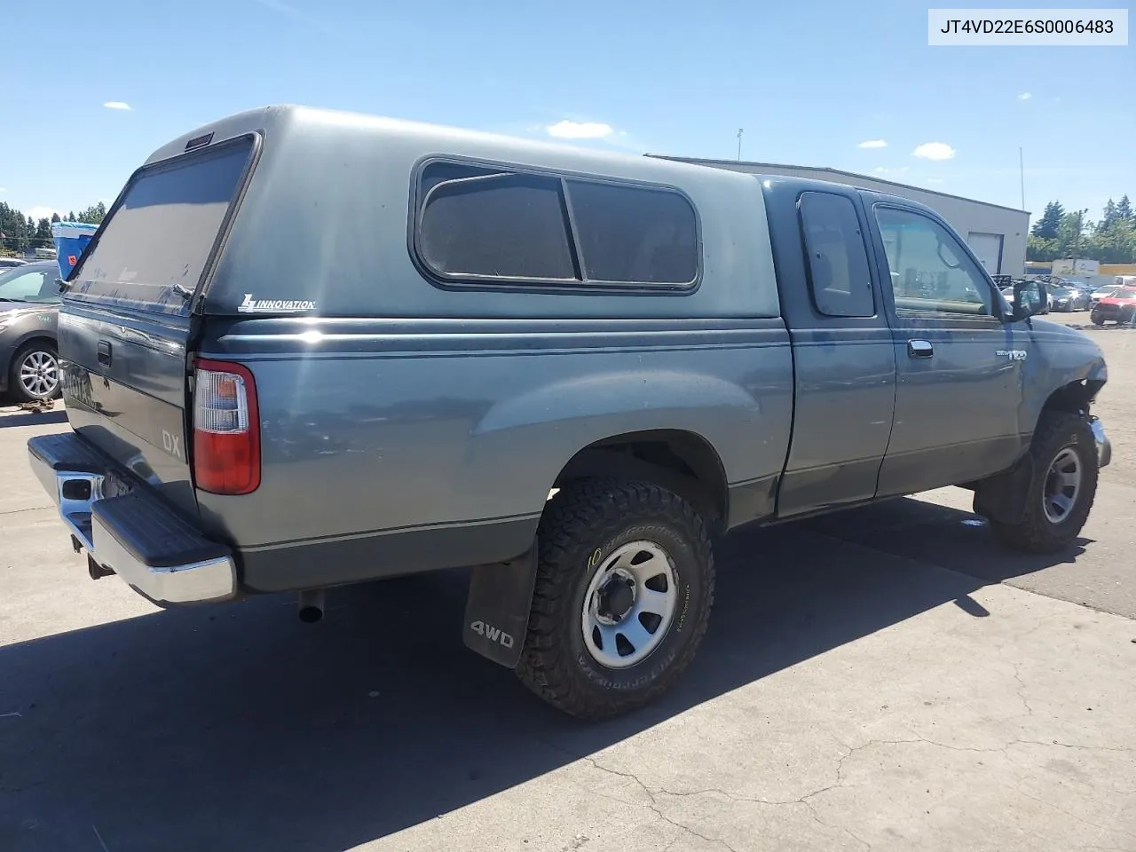 1995 Toyota T100 Xtracab Dx VIN: JT4VD22E6S0006483 Lot: 61129934