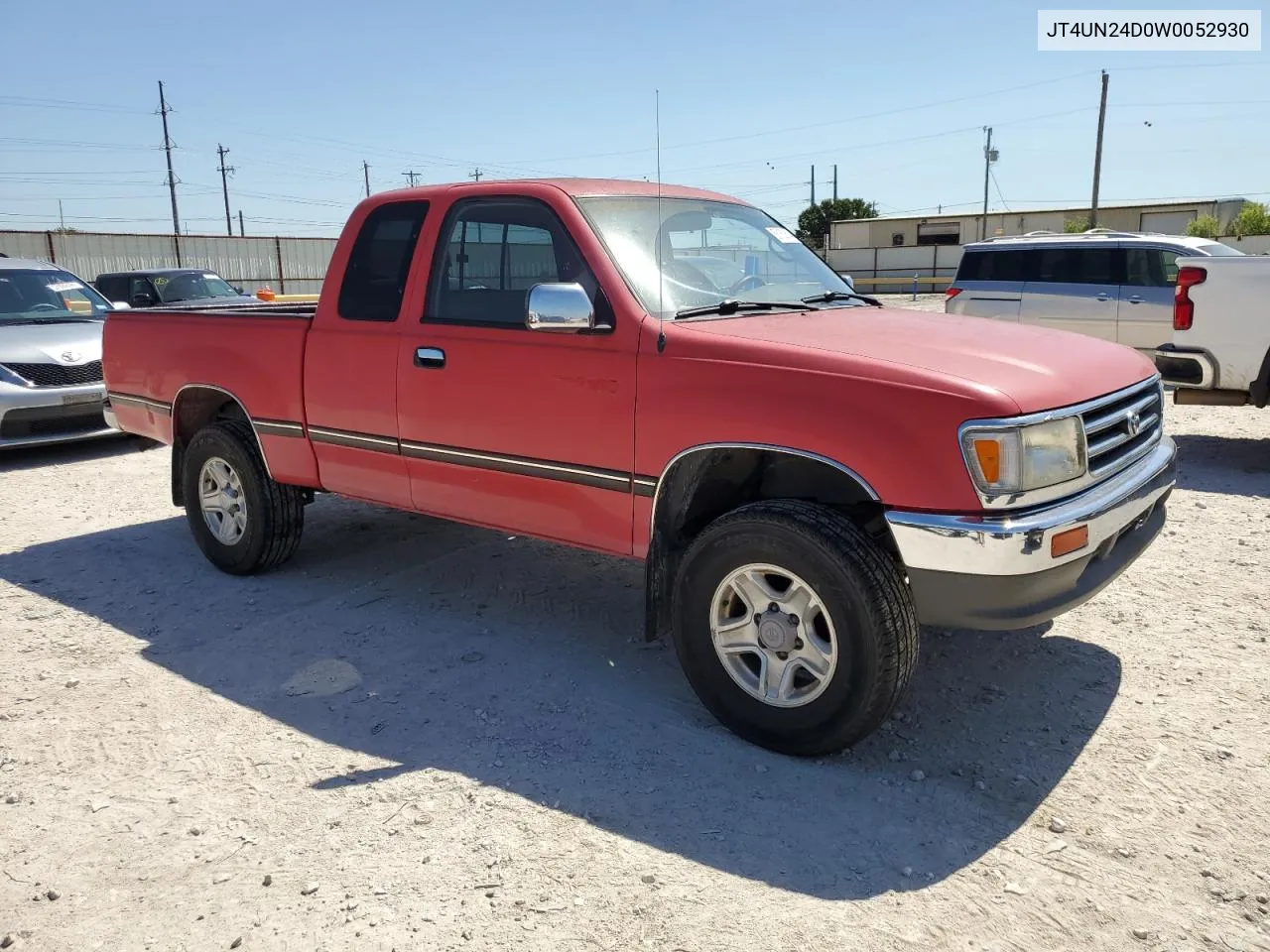 1998 Toyota T100 Xtracab Sr5 VIN: JT4UN24D0W0052930 Lot: 58163634