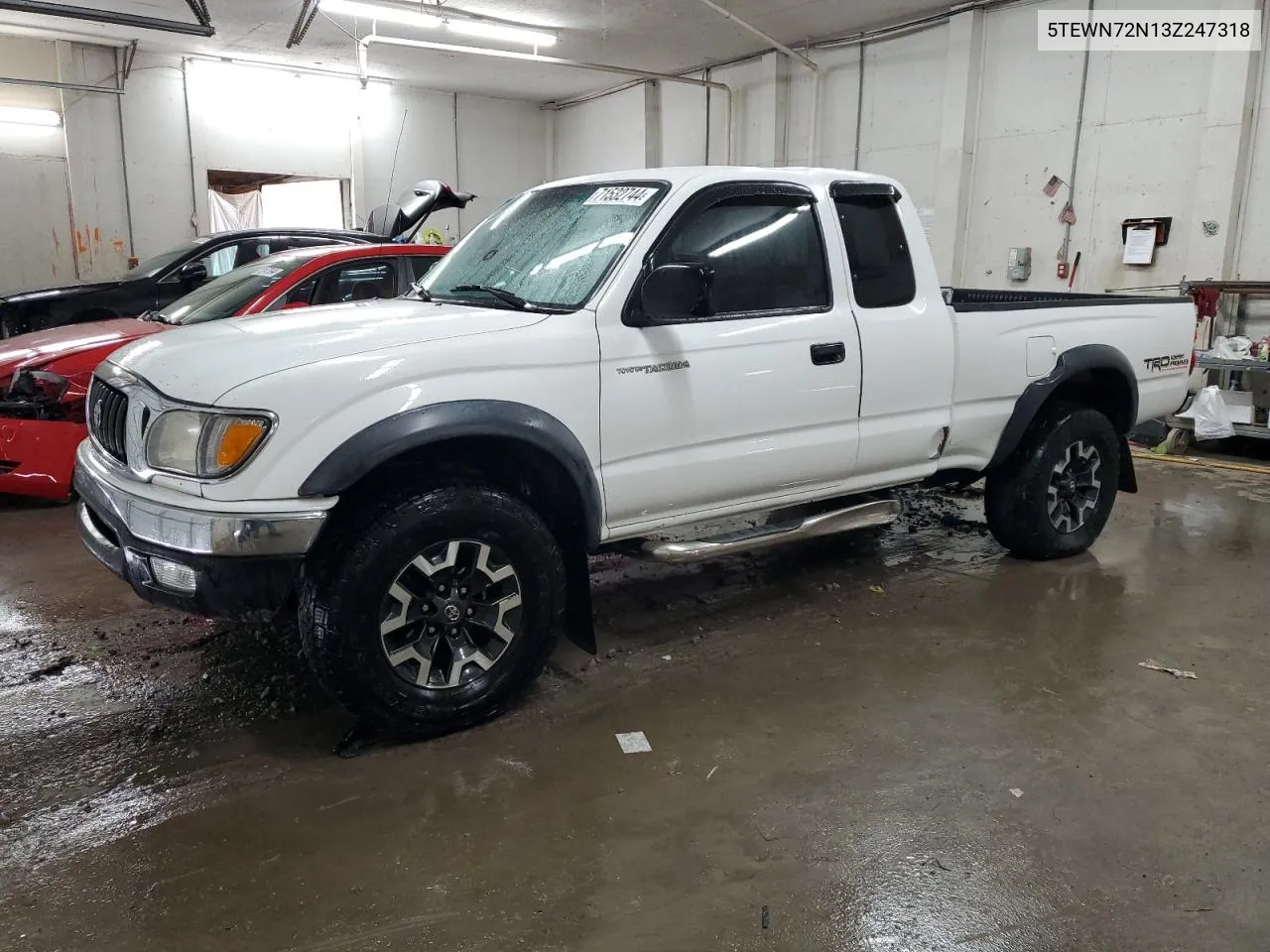 2003 Toyota Tacoma Xtracab VIN: 5TEWN72N13Z247318 Lot: 71532744