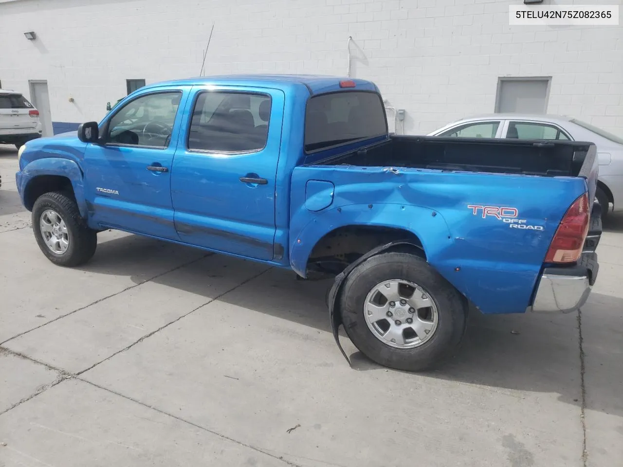 2005 Toyota Tacoma Double Cab VIN: 5TELU42N75Z082365 Lot: 70712834