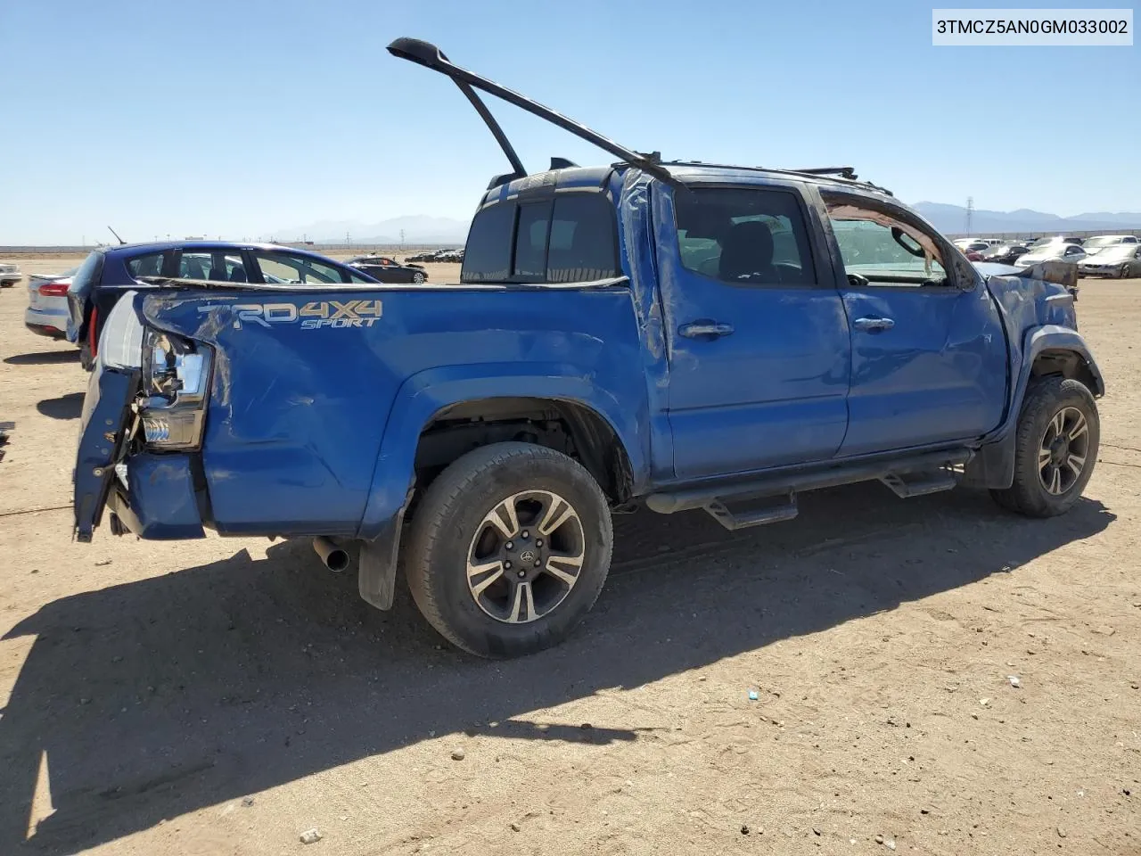 2016 Toyota Tacoma Double Cab VIN: 3TMCZ5AN0GM033002 Lot: 67357964