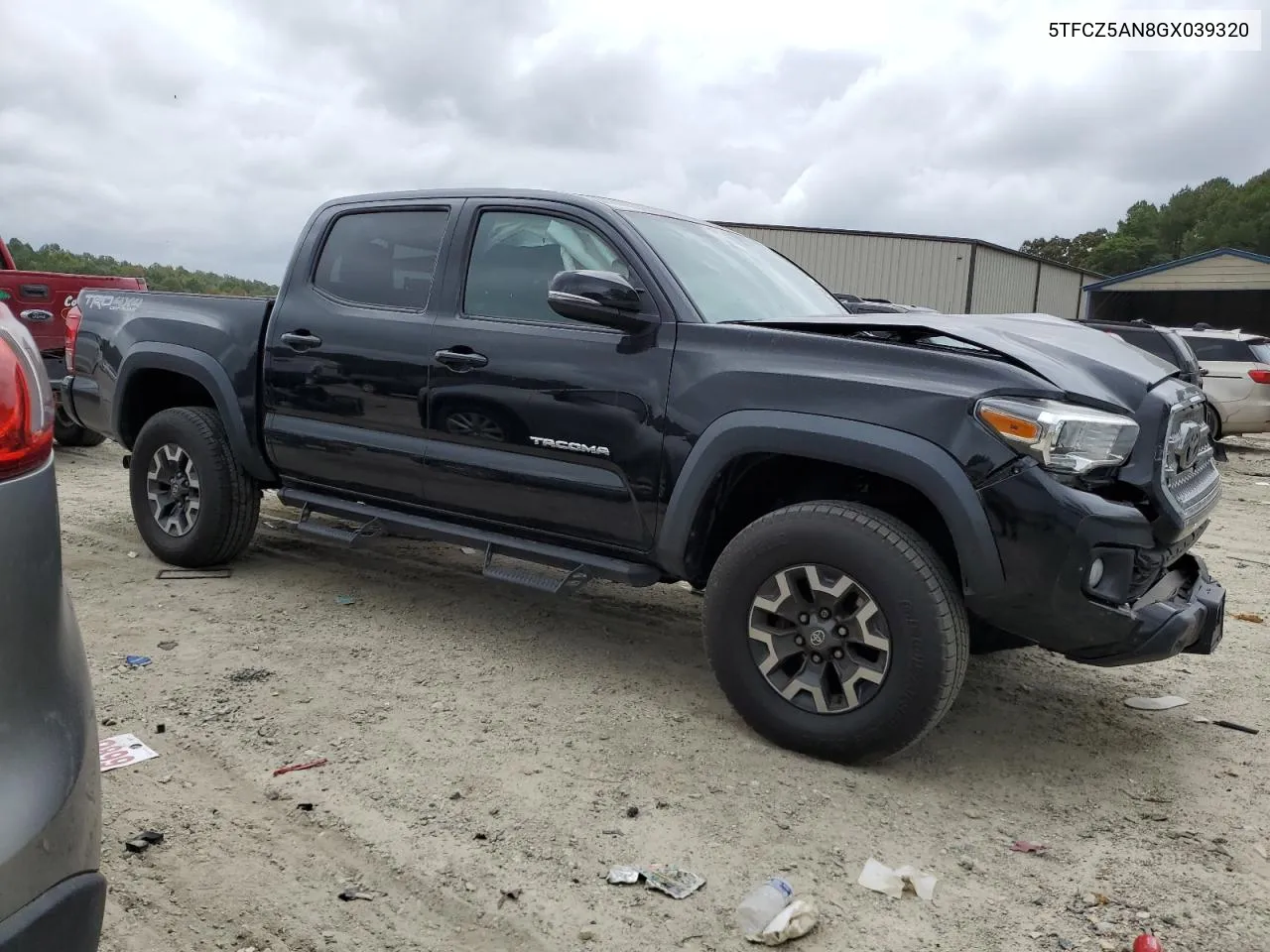 2016 Toyota Tacoma Double Cab VIN: 5TFCZ5AN8GX039320 Lot: 71296364