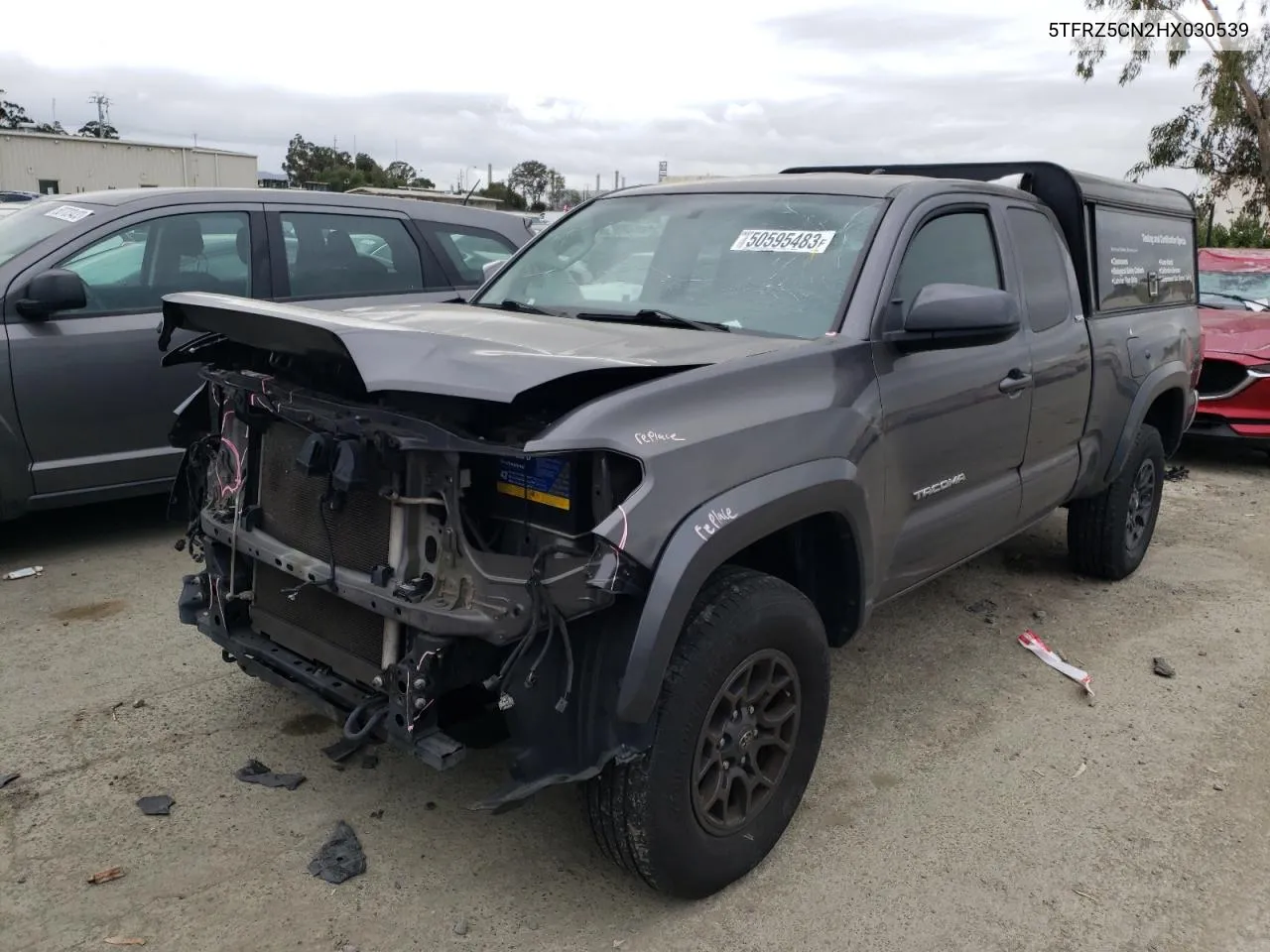 2017 Toyota Tacoma Access Cab VIN: 5TFRZ5CN2HX030539 Lot: 50595483