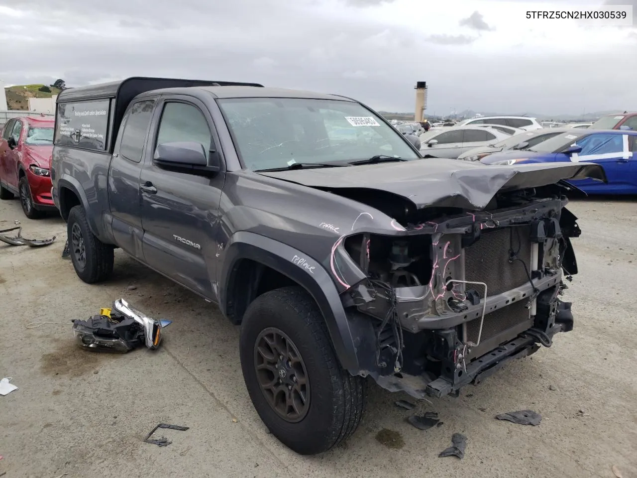 2017 Toyota Tacoma Access Cab VIN: 5TFRZ5CN2HX030539 Lot: 50595483