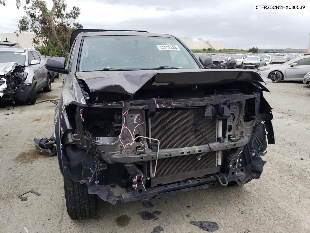 2017 Toyota Tacoma Access Cab VIN: 5TFRZ5CN2HX030539 Lot: 50595483