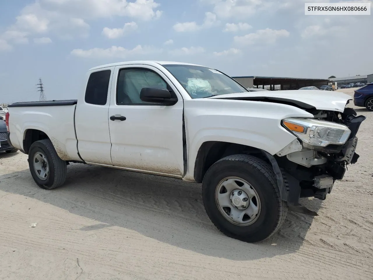 2017 Toyota Tacoma Access Cab VIN: 5TFRX5GN6HX080666 Lot: 67643614