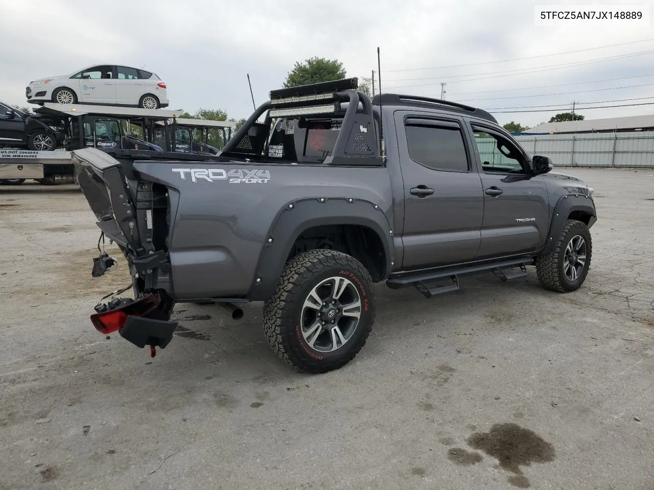 2018 Toyota Tacoma Double Cab VIN: 5TFCZ5AN7JX148889 Lot: 71502904