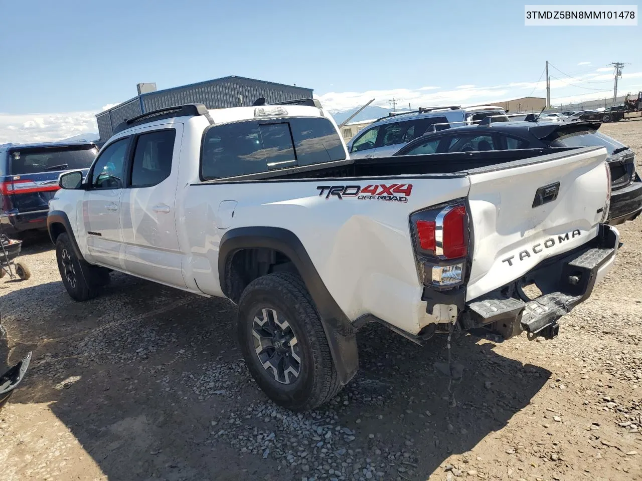 3TMDZ5BN8MM101478 2021 Toyota Tacoma Double Cab