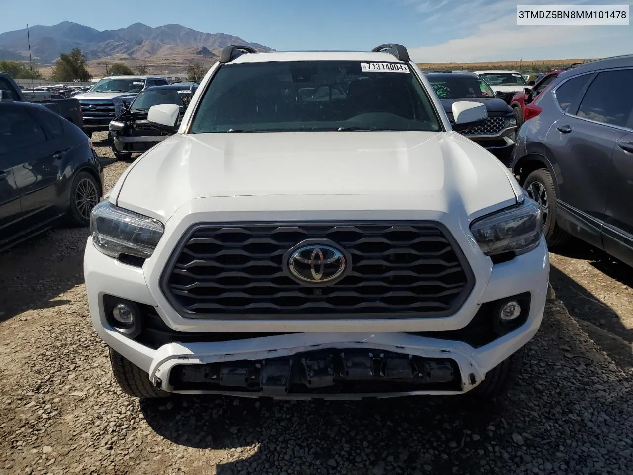 3TMDZ5BN8MM101478 2021 Toyota Tacoma Double Cab