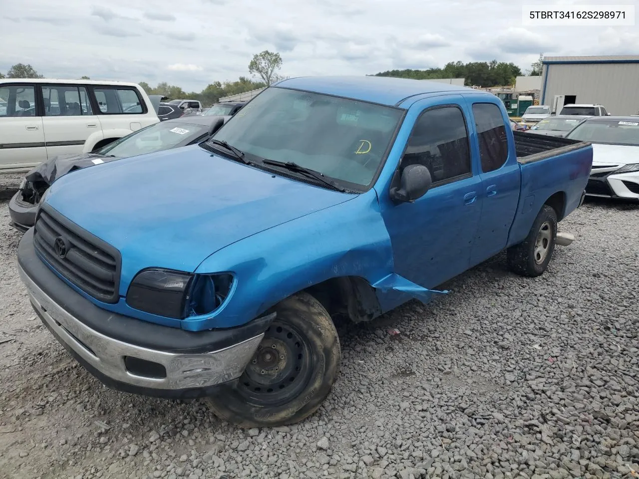 2002 Toyota Tundra Access Cab VIN: 5TBRT34162S298971 Lot: 70629384