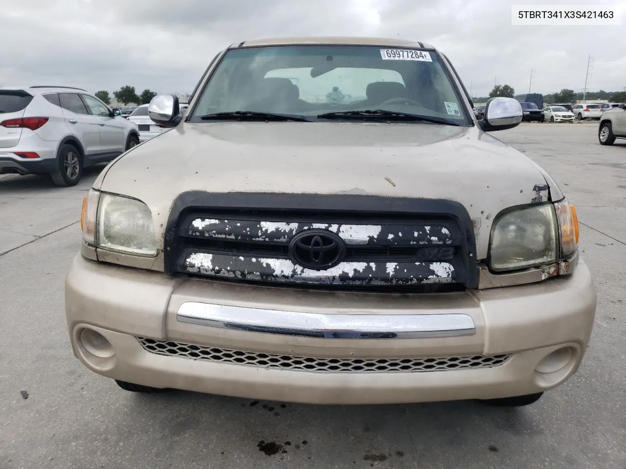 2003 Toyota Tundra Access Cab Sr5 VIN: 5TBRT341X3S421463 Lot: 69977284