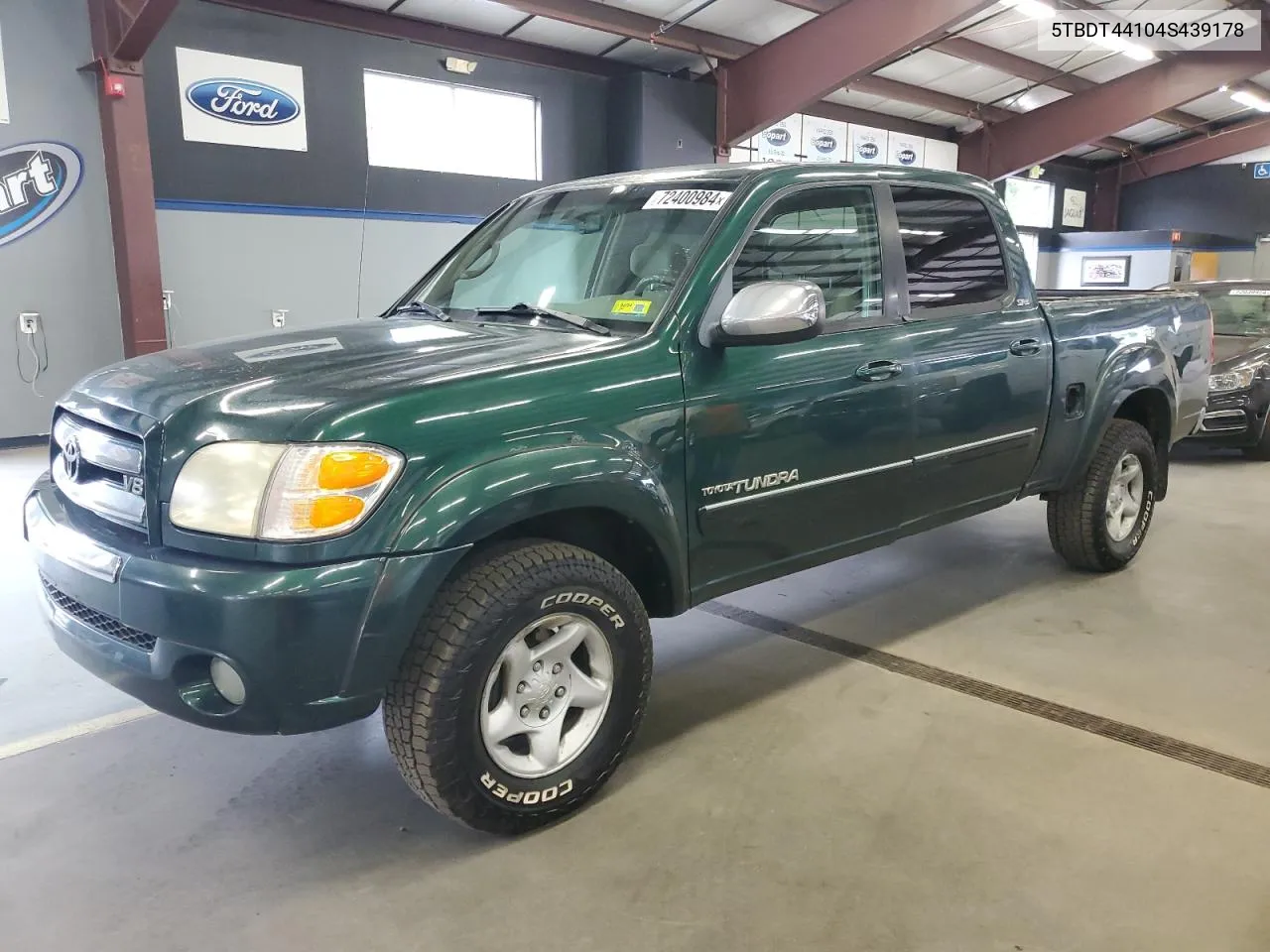 2004 Toyota Tundra Double Cab Sr5 VIN: 5TBDT44104S439178 Lot: 72400984