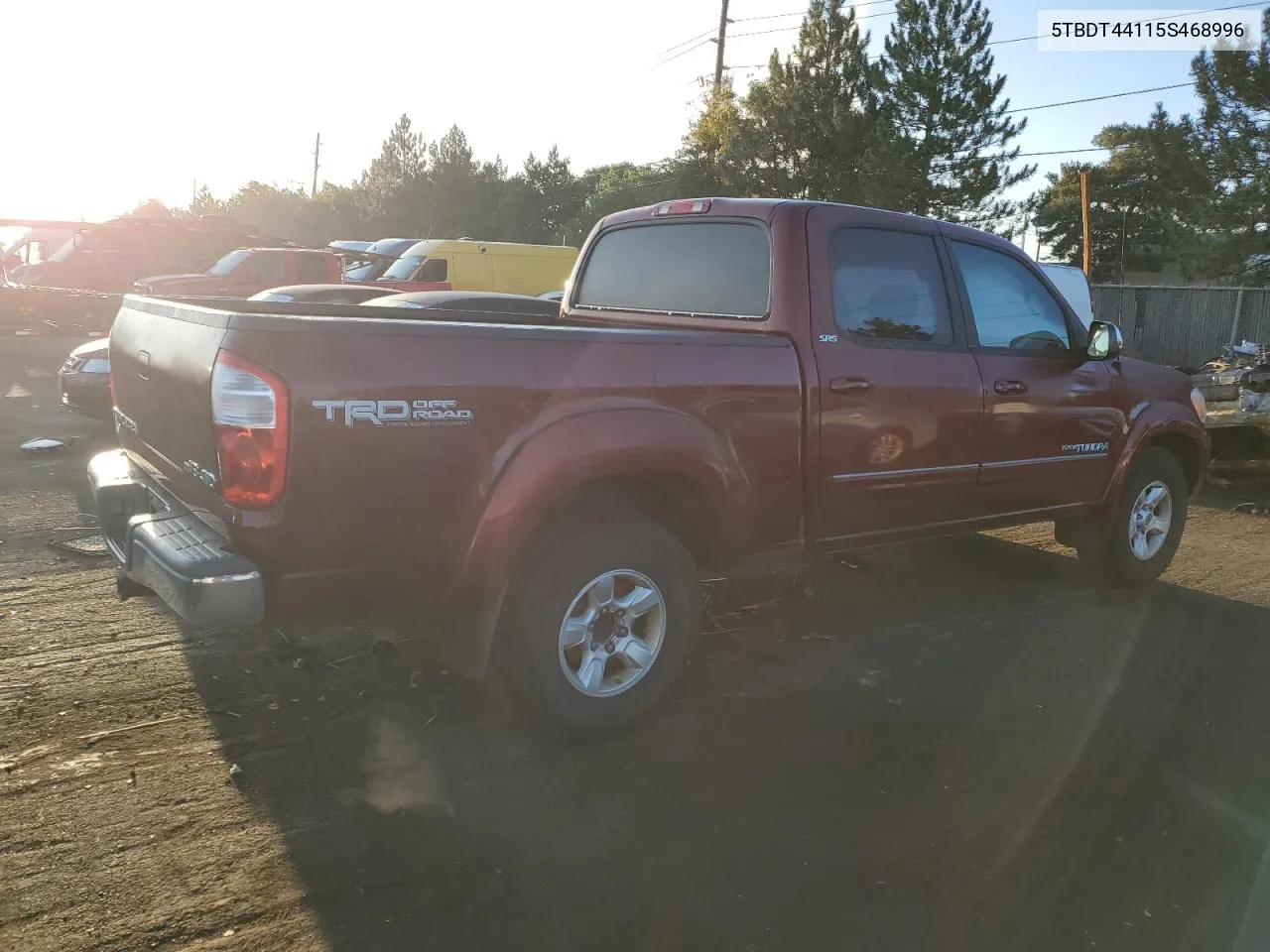 5TBDT44115S468996 2005 Toyota Tundra Double Cab Sr5